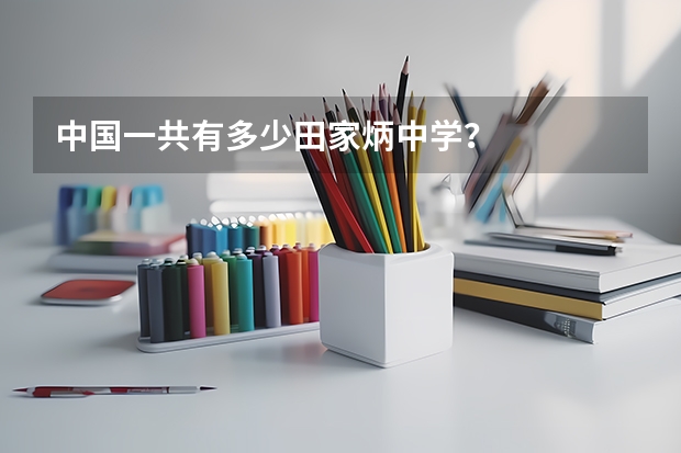 中国一共有多少田家炳中学？
