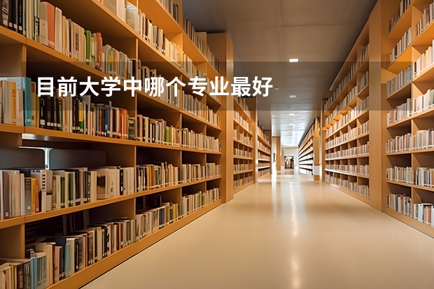 目前大学中哪个专业最好