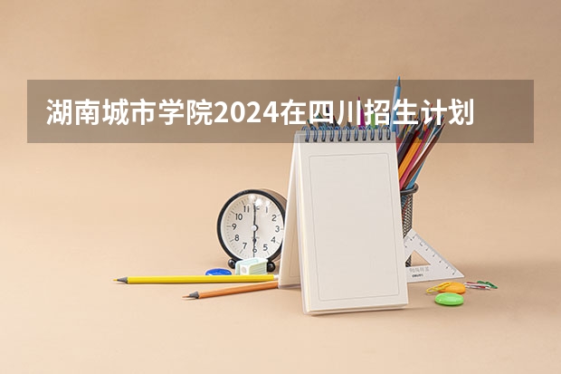 湖南城市学院2024在四川招生计划