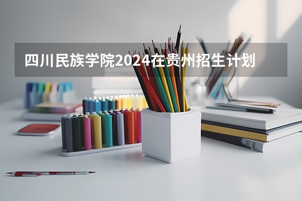 四川民族学院2024在贵州招生计划