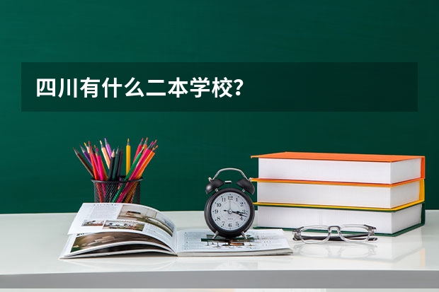 四川有什么二本学校？
