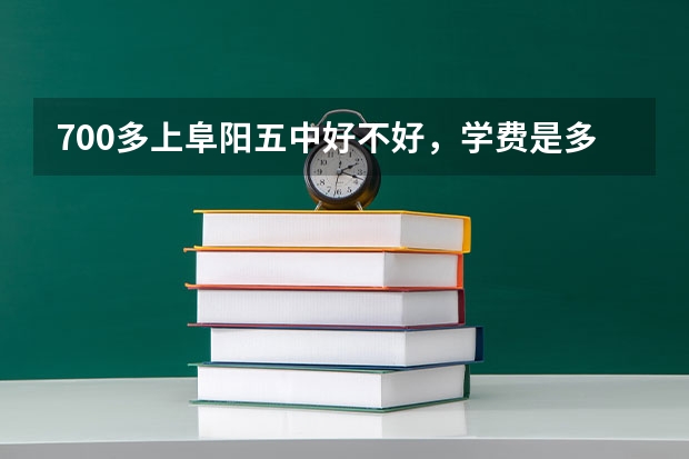 700多上阜阳五中好不好,学费是多少?有奖学金吗?听说五中是贵族学校?