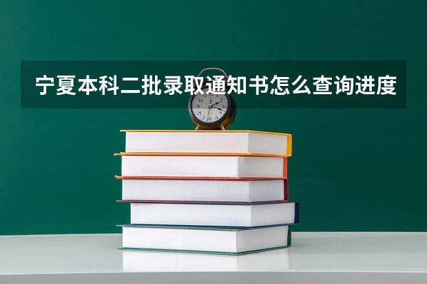 宁夏本科二批录取通知书怎么查询进度
