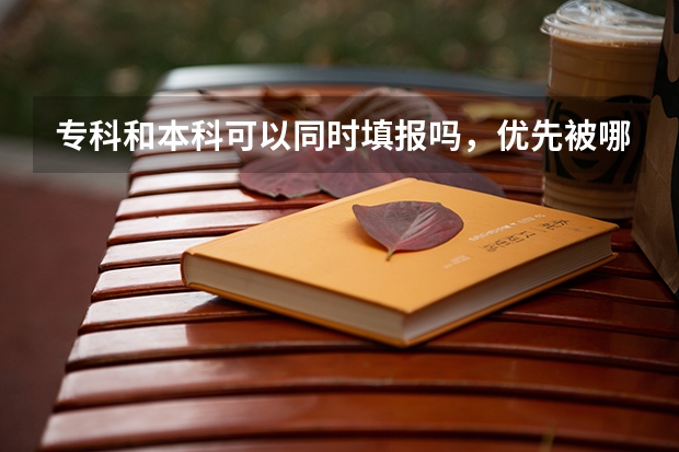 专科和本科可以同时填报吗，优先被哪个录取呢？