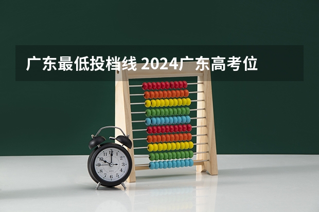 广东最低投档线 2024广东高考位次排名对应大学名单 一分一段查询方法