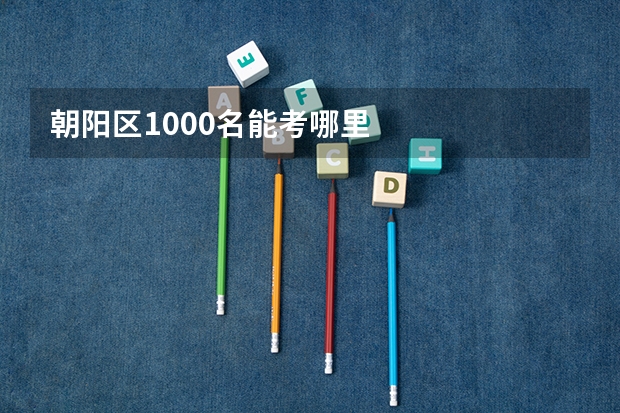 朝阳区1000名能考哪里