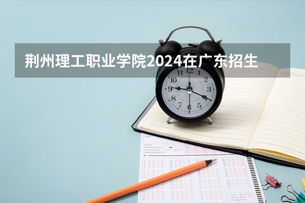 荆州理工职业学院2024在广东招生计划