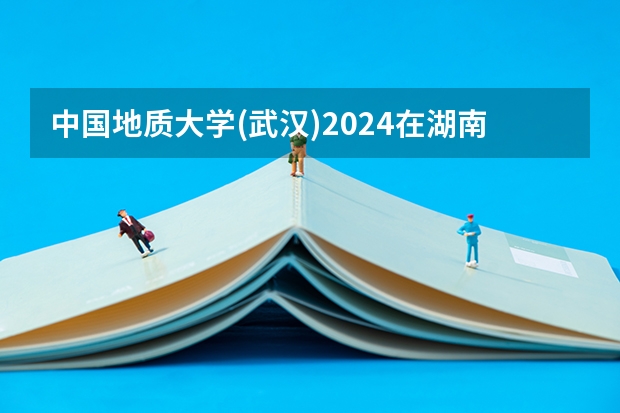 中国地质大学(武汉)2024在湖南招生计划