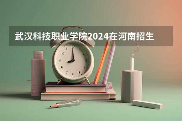 武汉科技职业学院2024在河南招生计划