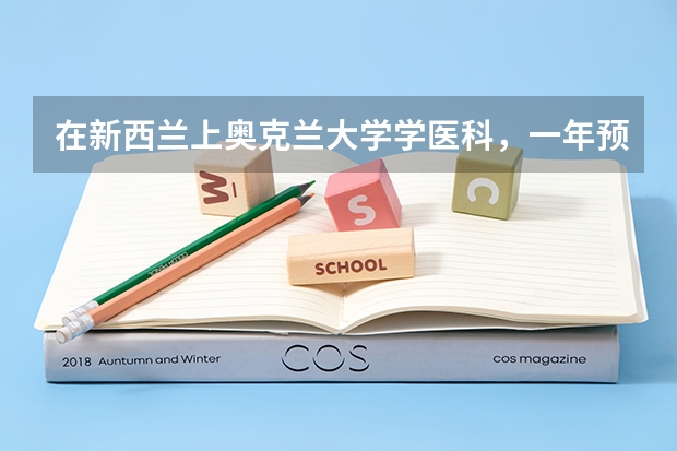在新西兰上奥克兰大学学医科,一年预科加三年大学的生活费和学费共多少钱(包括住宿费、娱乐费用等)?