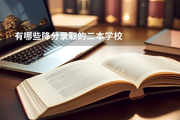 有哪些降分录取的二本学校