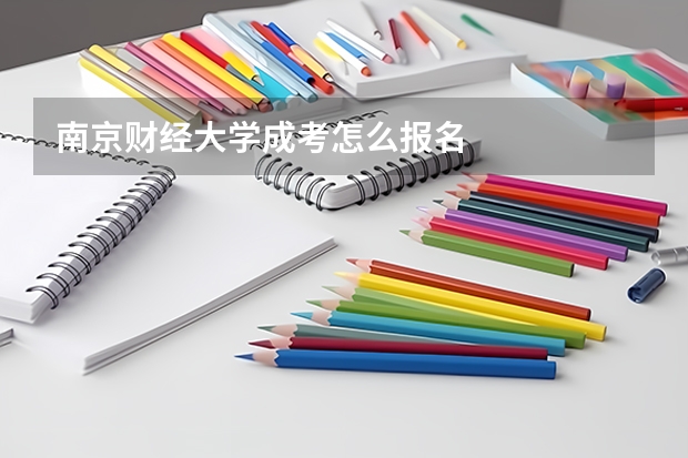 南京财经大学成考怎么报名
