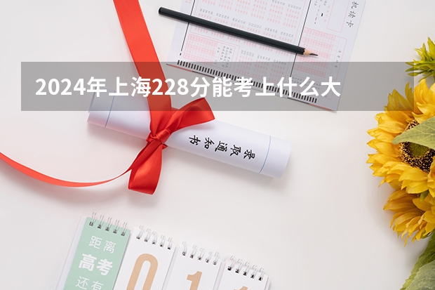 2024年上海228分能考上什么大学？