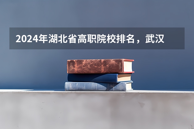 2024年湖北省高职院校排名，武汉职业技术学院第一，湖北职业技术学院第三（中国最好的高职院校）