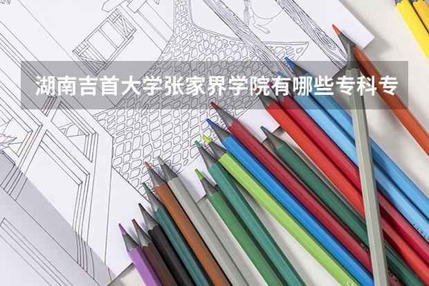 湖南吉首大学张家界学院有哪些专科专业