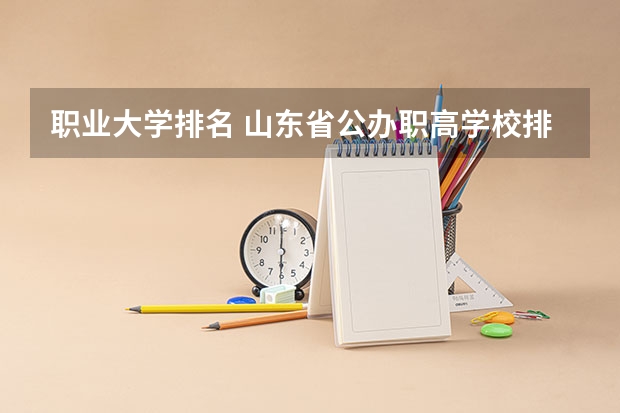 职业大学排名 山东省公办职高学校排名榜