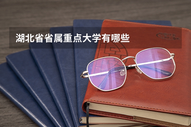 湖北省省属重点大学有哪些