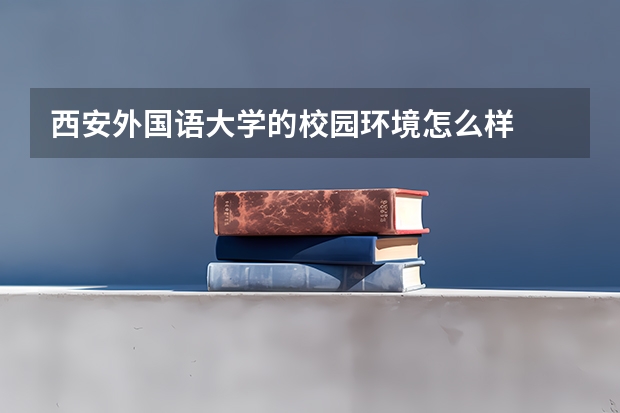 西安外国语大学的校园环境怎么样