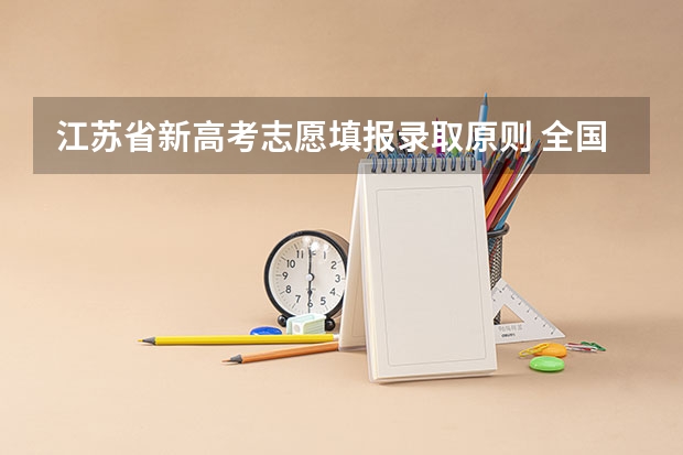 江苏省新高考志愿填报录取原则 全国高考卷最难的省份