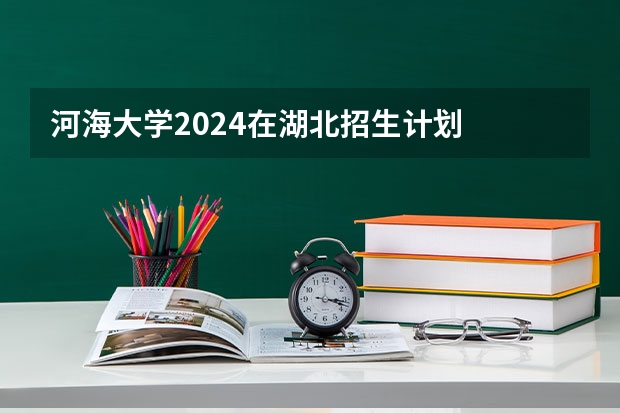 河海大学2024在湖北招生计划