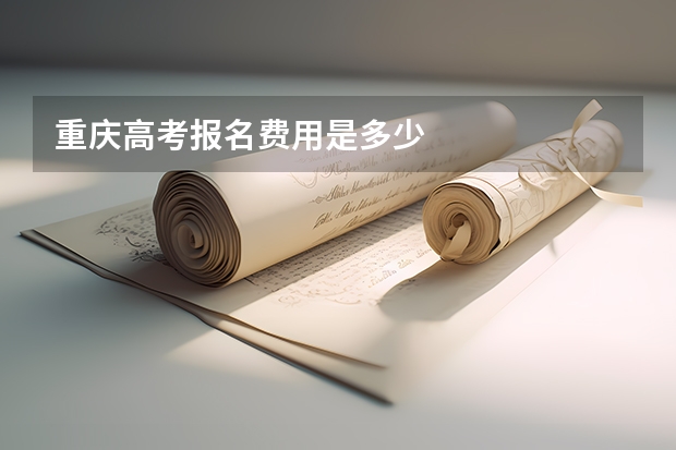 重庆高考报名费用是多少