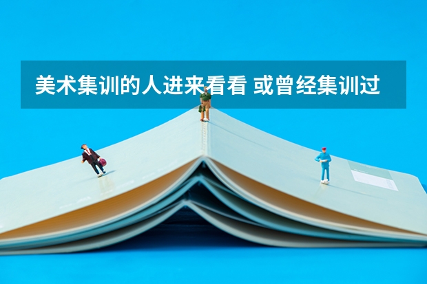 美术集训的人进来看看 或曾经集训过艺术的(郑州美术高考画室榜首)