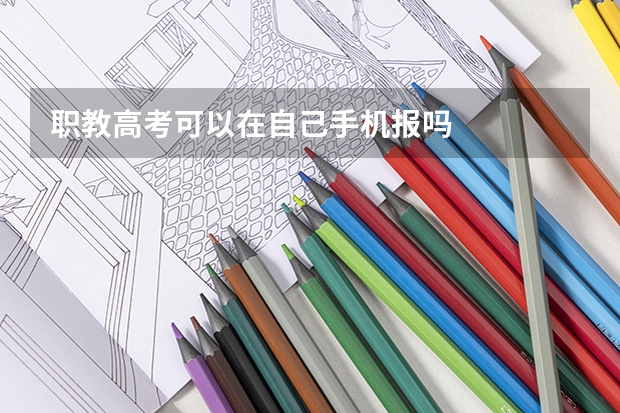 职教高考可以在自己手机报吗