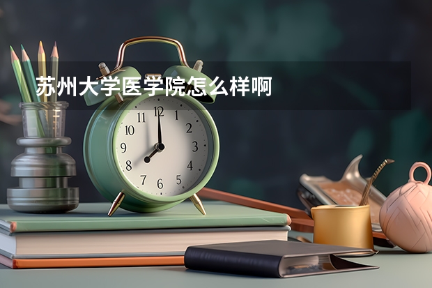 苏州大学医学院怎么样啊