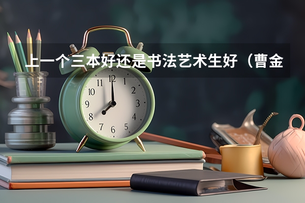 上一个三本好还是书法艺术生好（曹金洪主编的书法丶技法是哪三本）