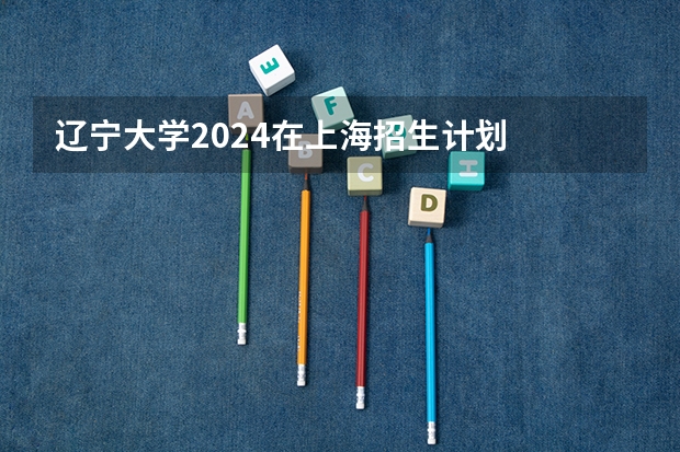 辽宁大学2024在上海招生计划