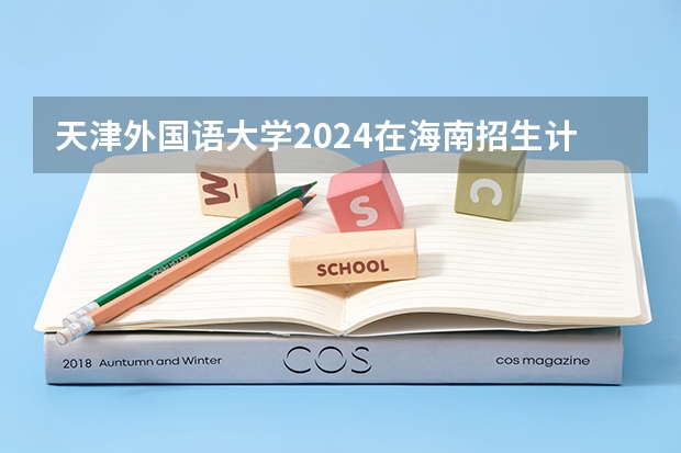天津外国语大学2024在海南招生计划