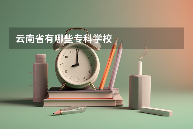 云南省有哪些专科学校