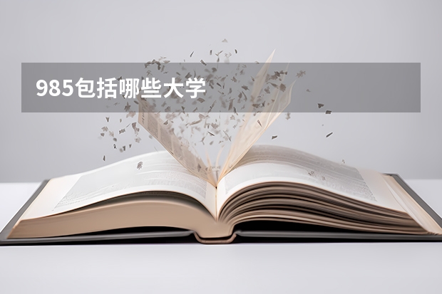 985包括哪些大学