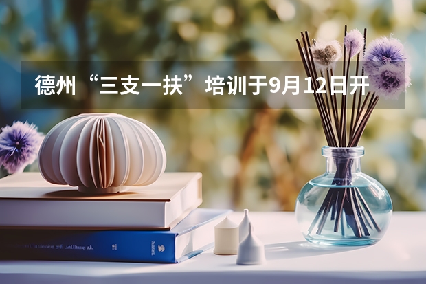 德州“三支一扶”培训于9月12日开始（德州三支一扶出公告了？）