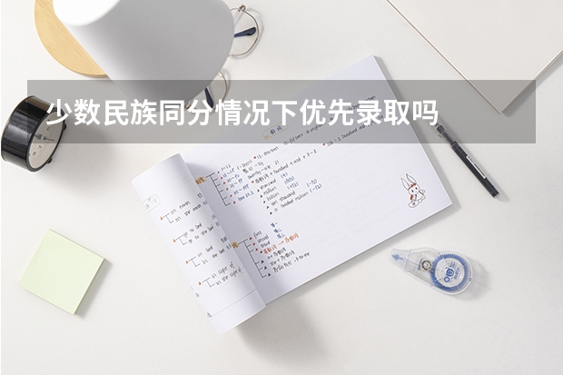 少数民族同分情况下优先录取吗