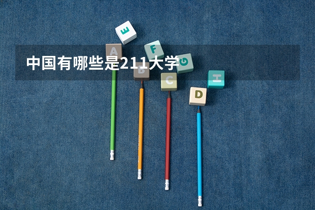 中国有哪些是211大学