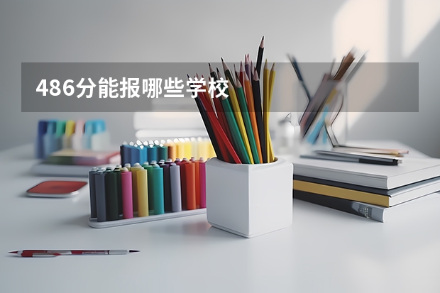486分能报哪些学校