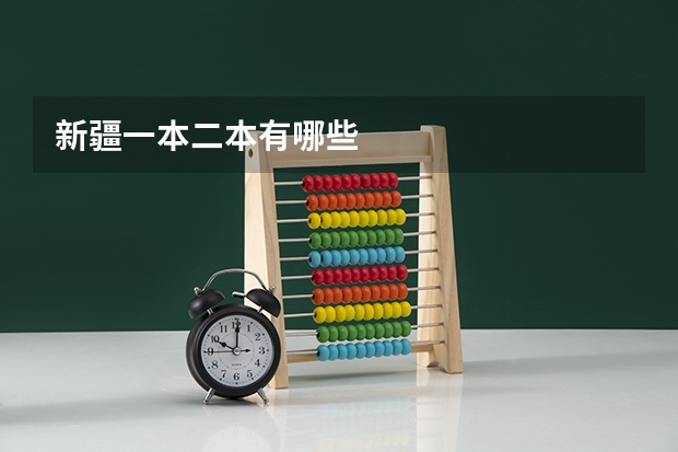 新疆一本二本有哪些