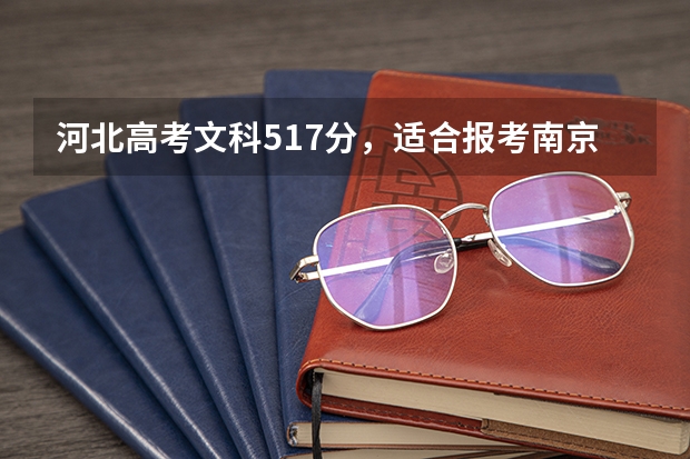 河北高考文科517分，适合报考南京的什么本科院校？