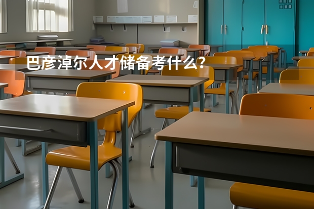 巴彦淖尔人才储备考什么?