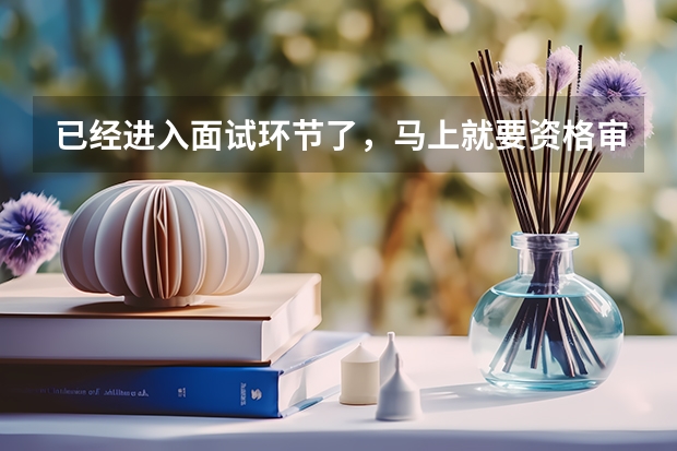 已经进入面试环节了，马上就要资格审查了，谁知道资格审查的时候都要带什么东西啊