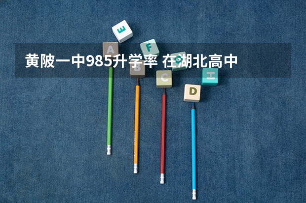 黄陂一中985升学率 在湖北高中  哪几所高中出名一点？