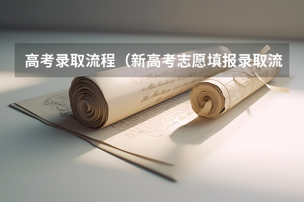 高考录取流程（新高考志愿填报录取流程）