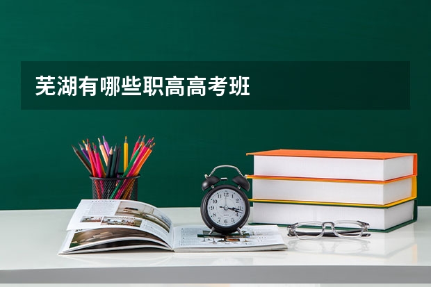 芜湖有哪些职高高考班