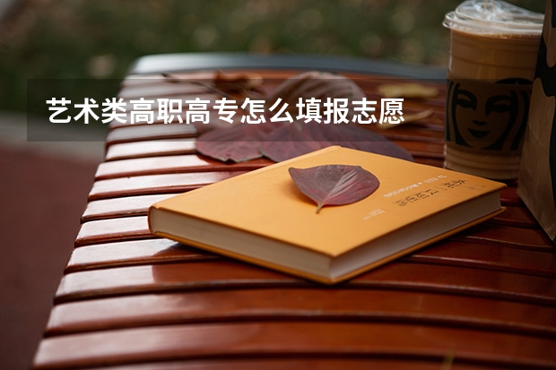 艺术类高职高专怎么填报志愿