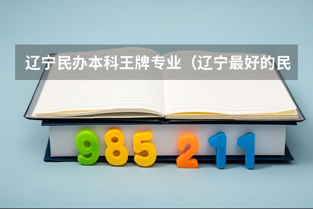辽宁民办本科王牌专业（辽宁最好的民办大学名单及排名）