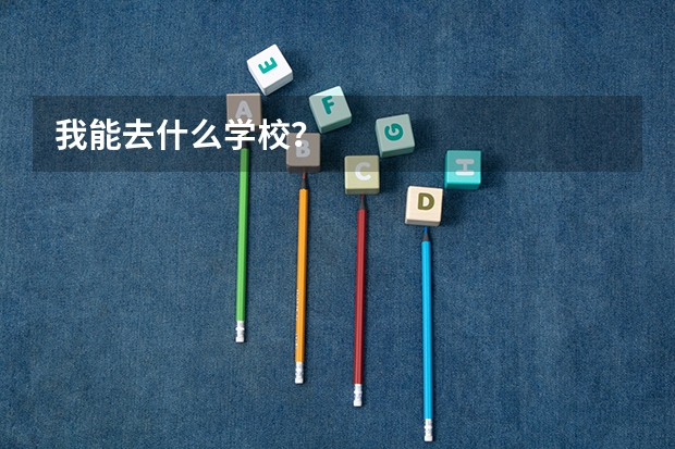 我能去什么学校?