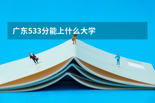 广东533分能上什么大学