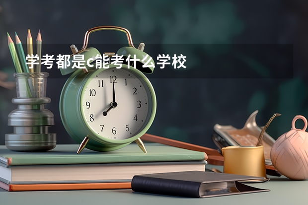 学考都是c能考什么学校