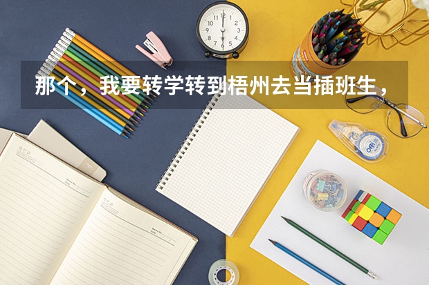 那个，我要转学..转到梧州去当插班生，什么好的高中会收？那个，我成绩在广东不差，只是不能参加高考才转
